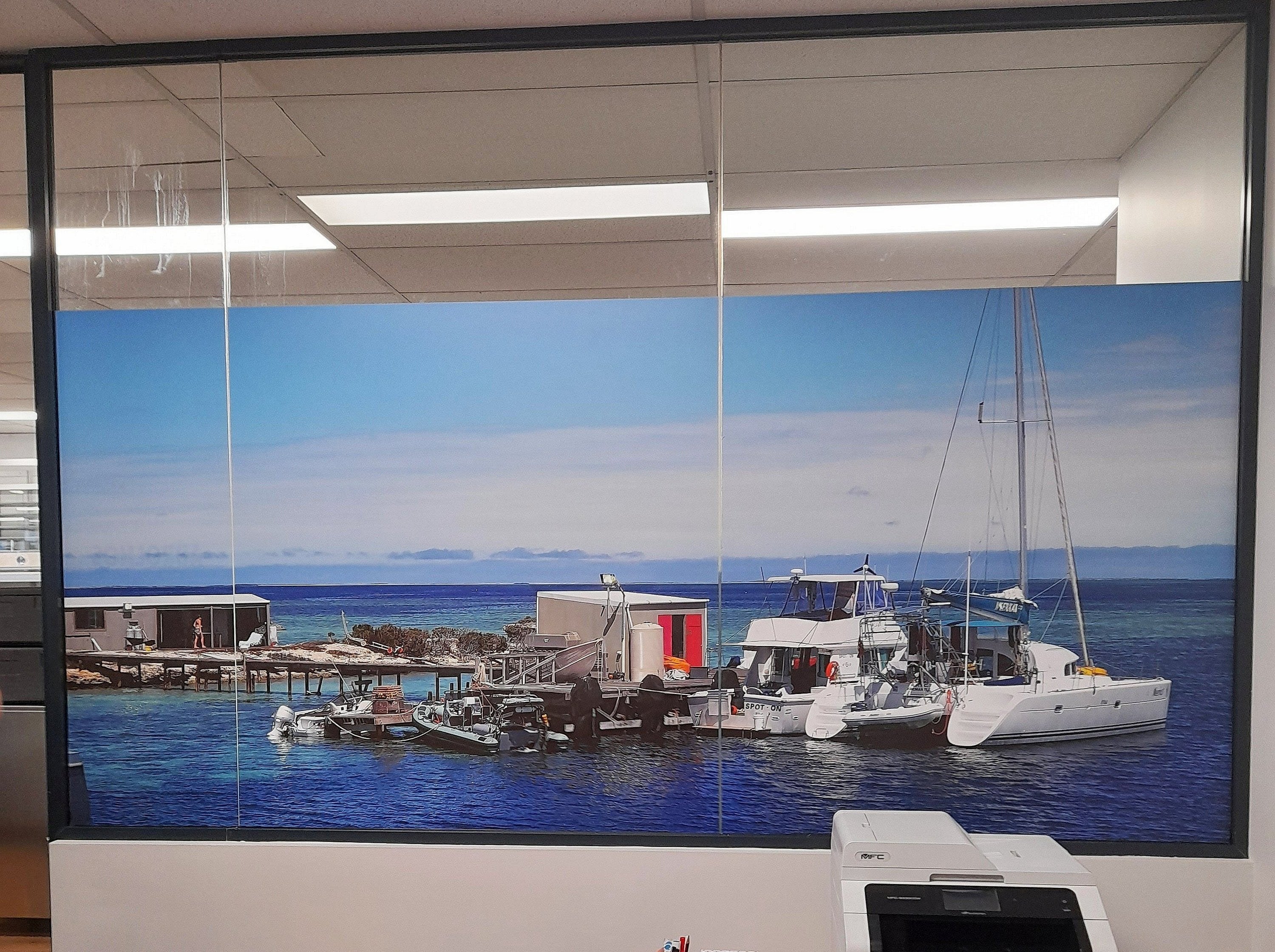 Caterlink Window Frosting & Graphics