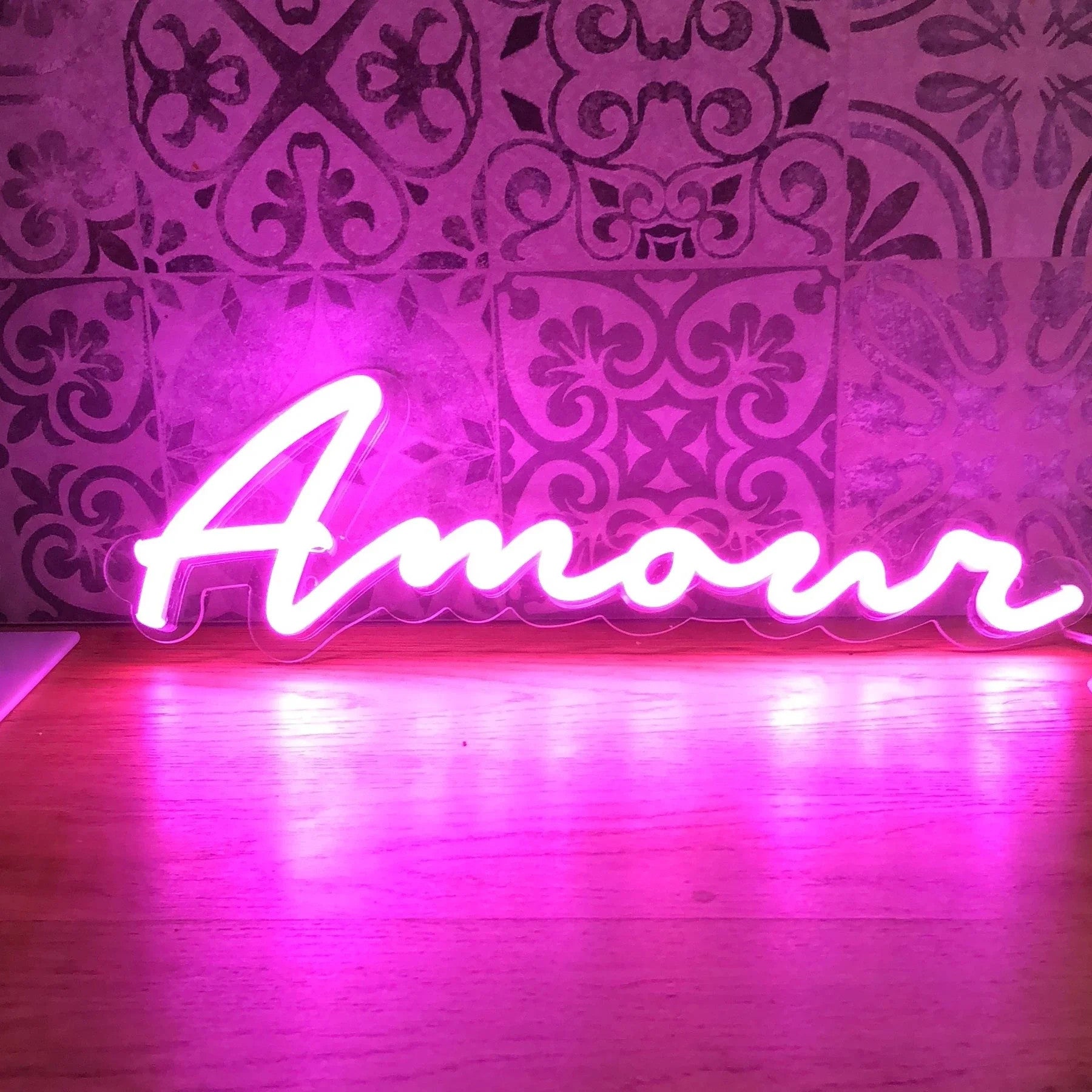 ENSEIGNE INTERIEURE NEON FLEX BLEU