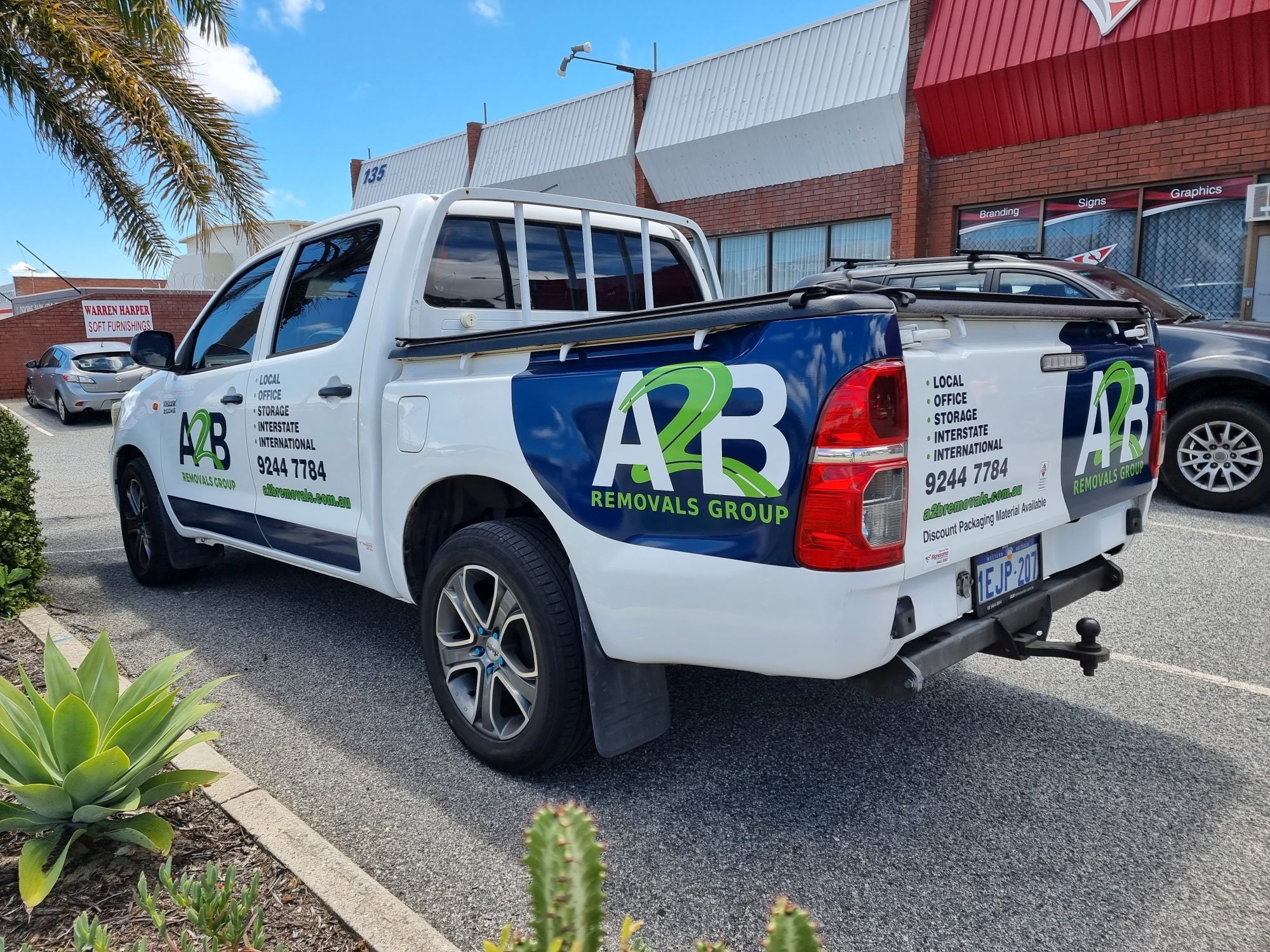 A2B Removals Ute Wrap