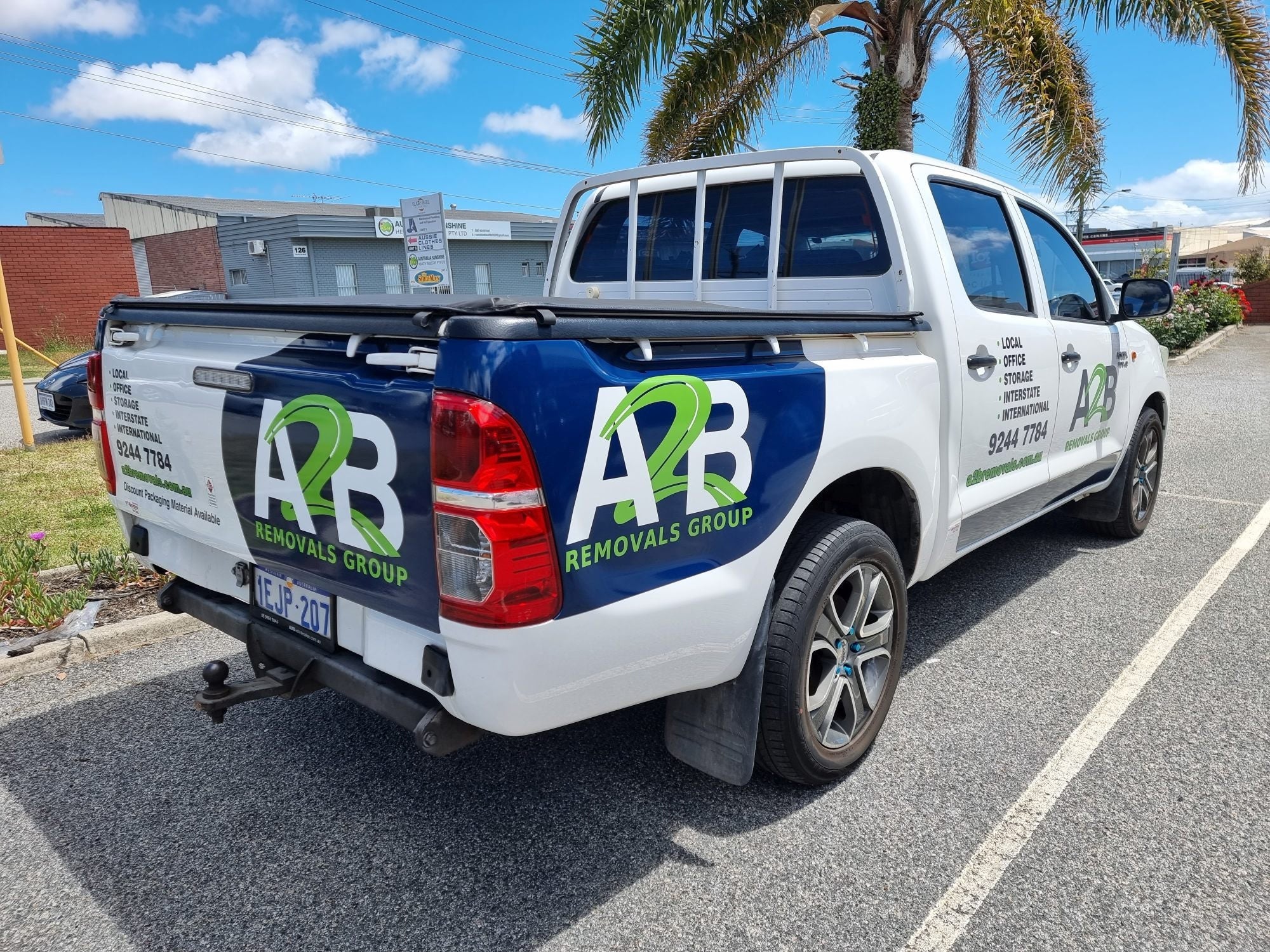 A2B Removals Ute Wrap