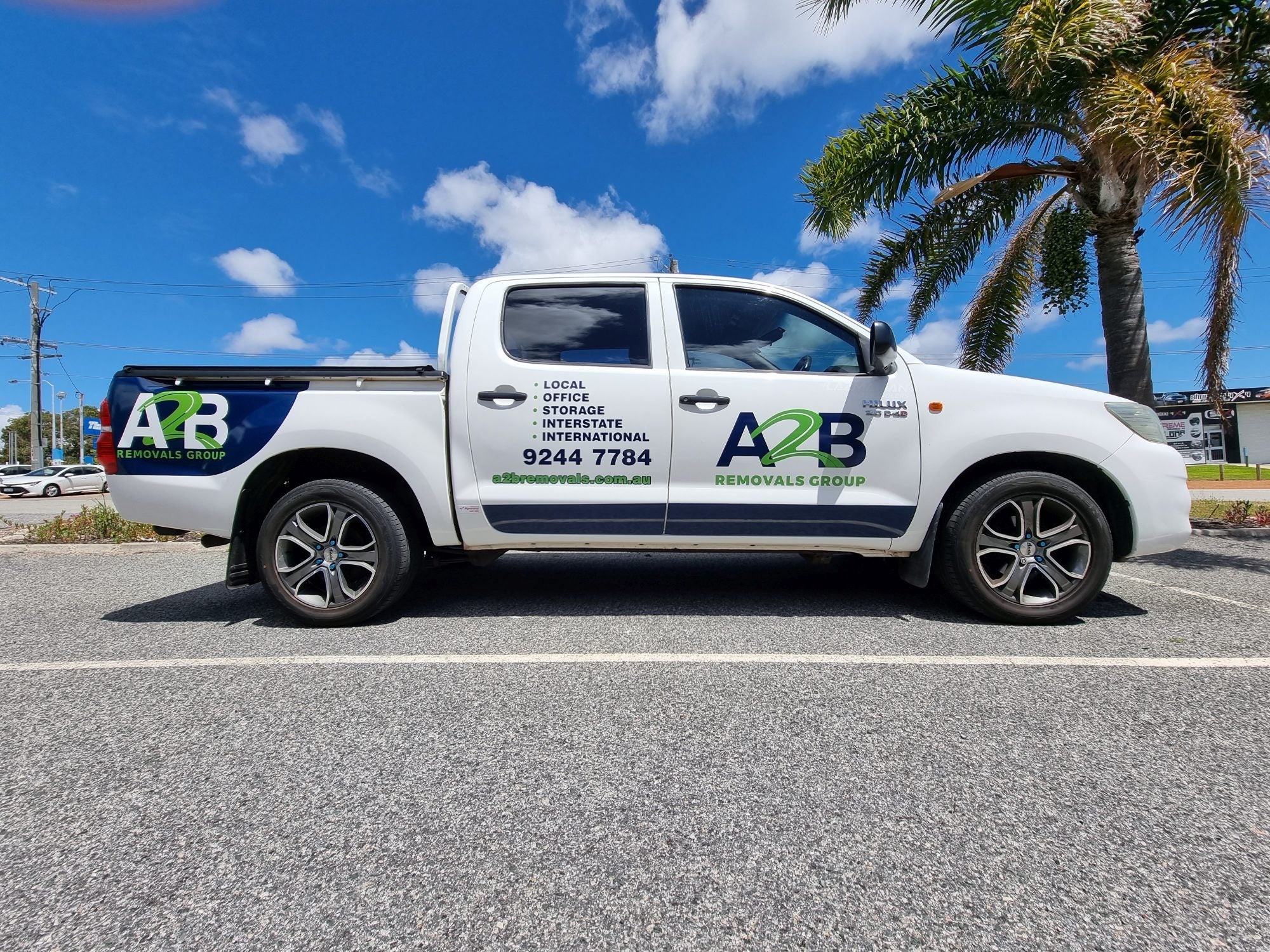 A2B Removals Ute Wrap