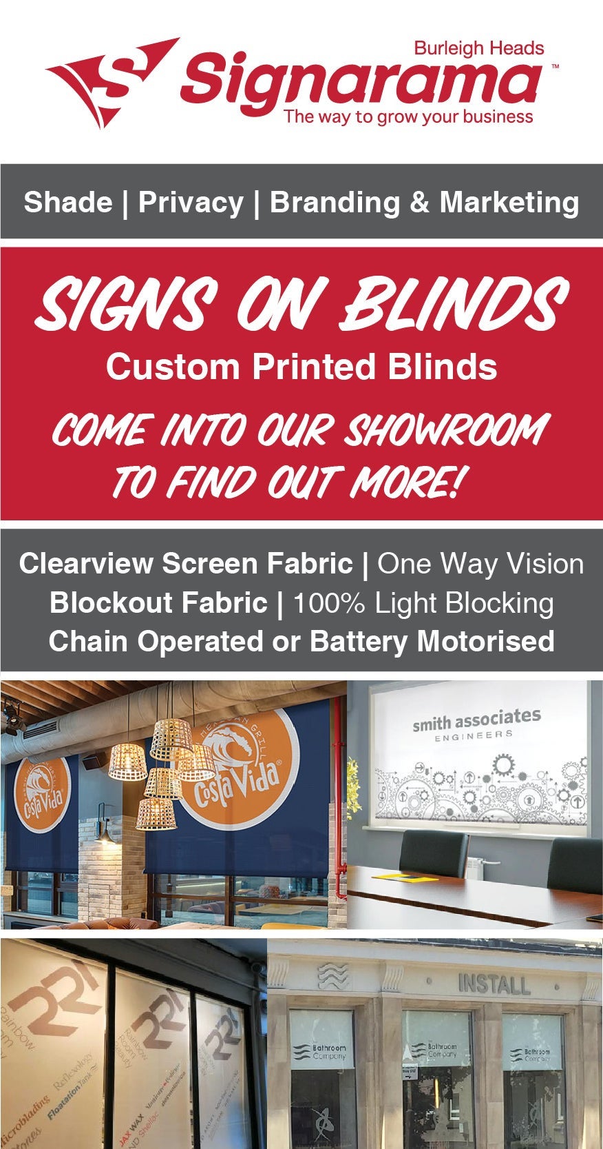 How do I block out the SUN? - Custom Printed Signs - Signarama Burleigh Heads