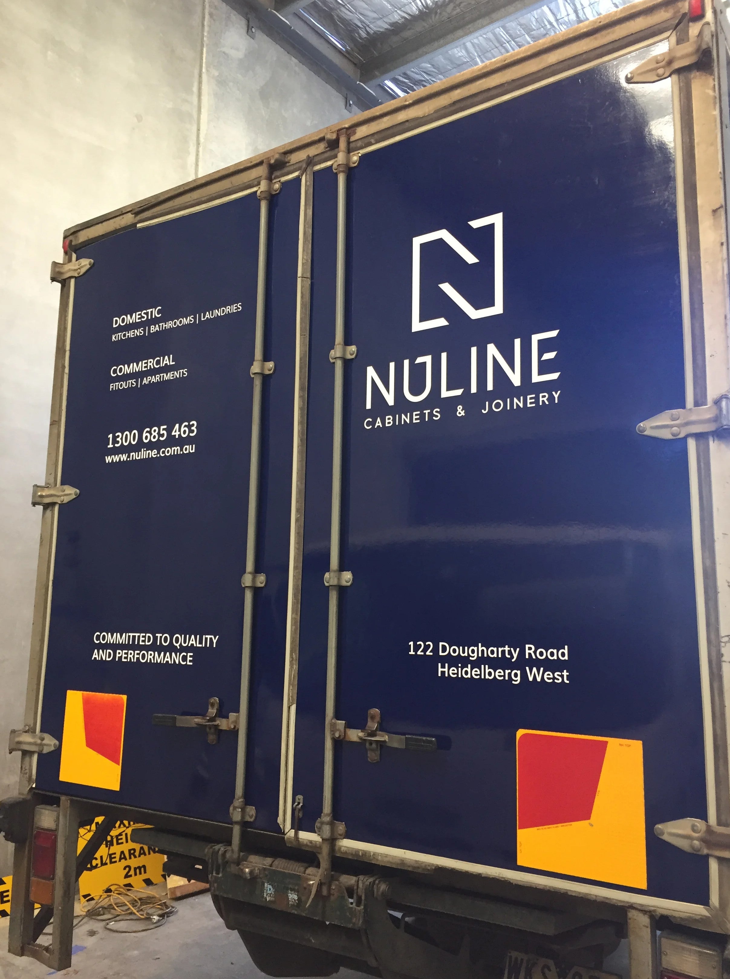 Truck Graphics - Nuline Cabinets - Heidelberg West