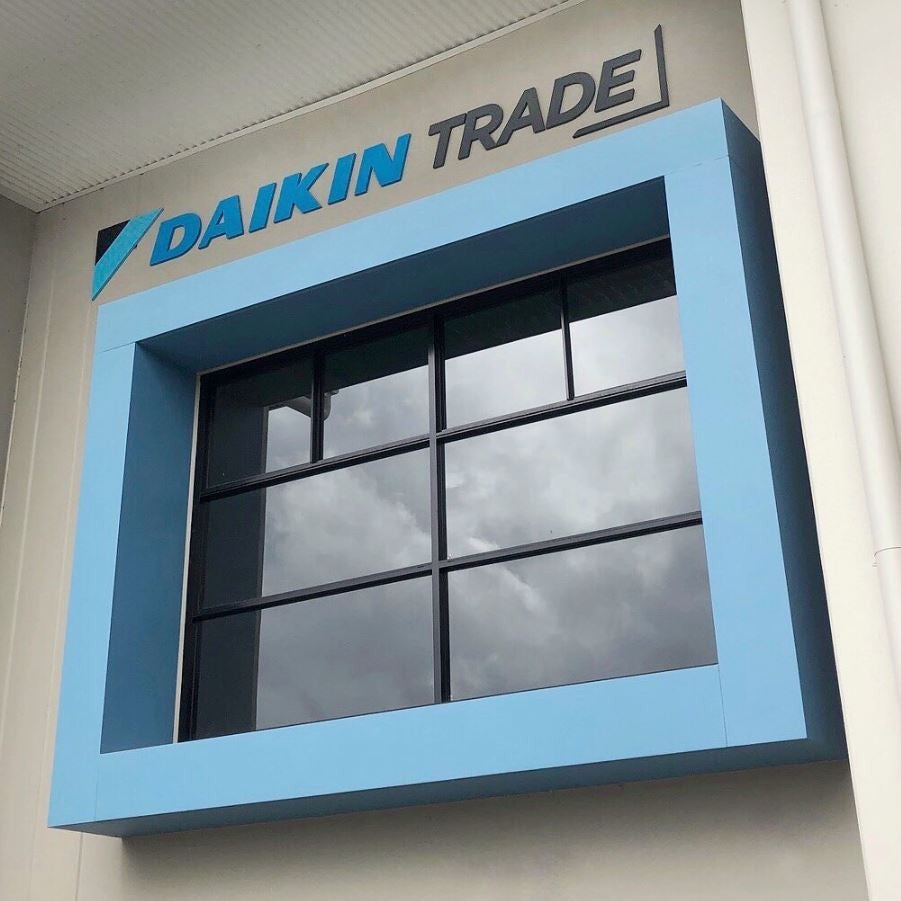 Daikin Trade Custom Cut Signage