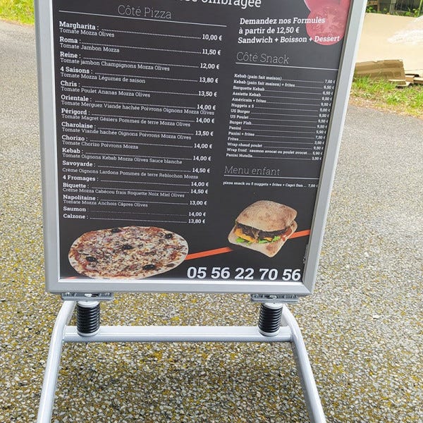 Stop trottoir sur ressort avec création graphique