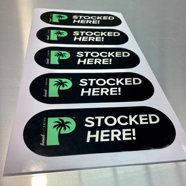 Stickers & Labels - Palms Off Gaming