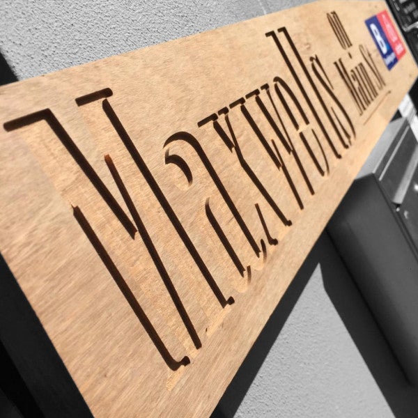 Router Engraved Sign - Signarama Burleigh Heads Gold Coast