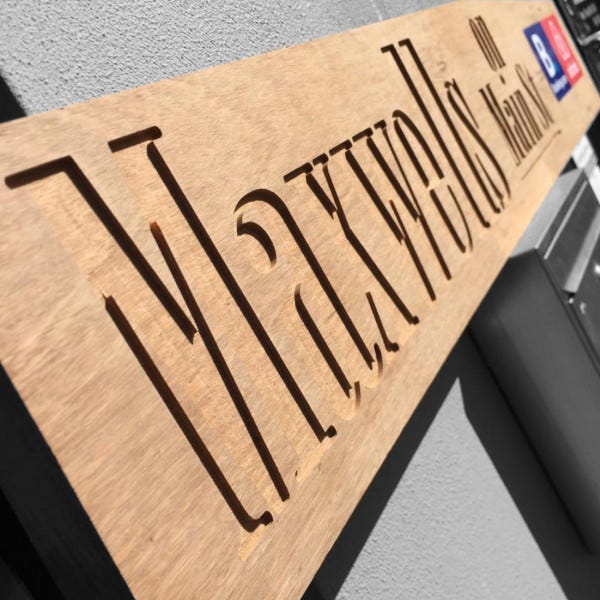Router Engraved Sign - Signarama Burleigh Heads Gold Coast