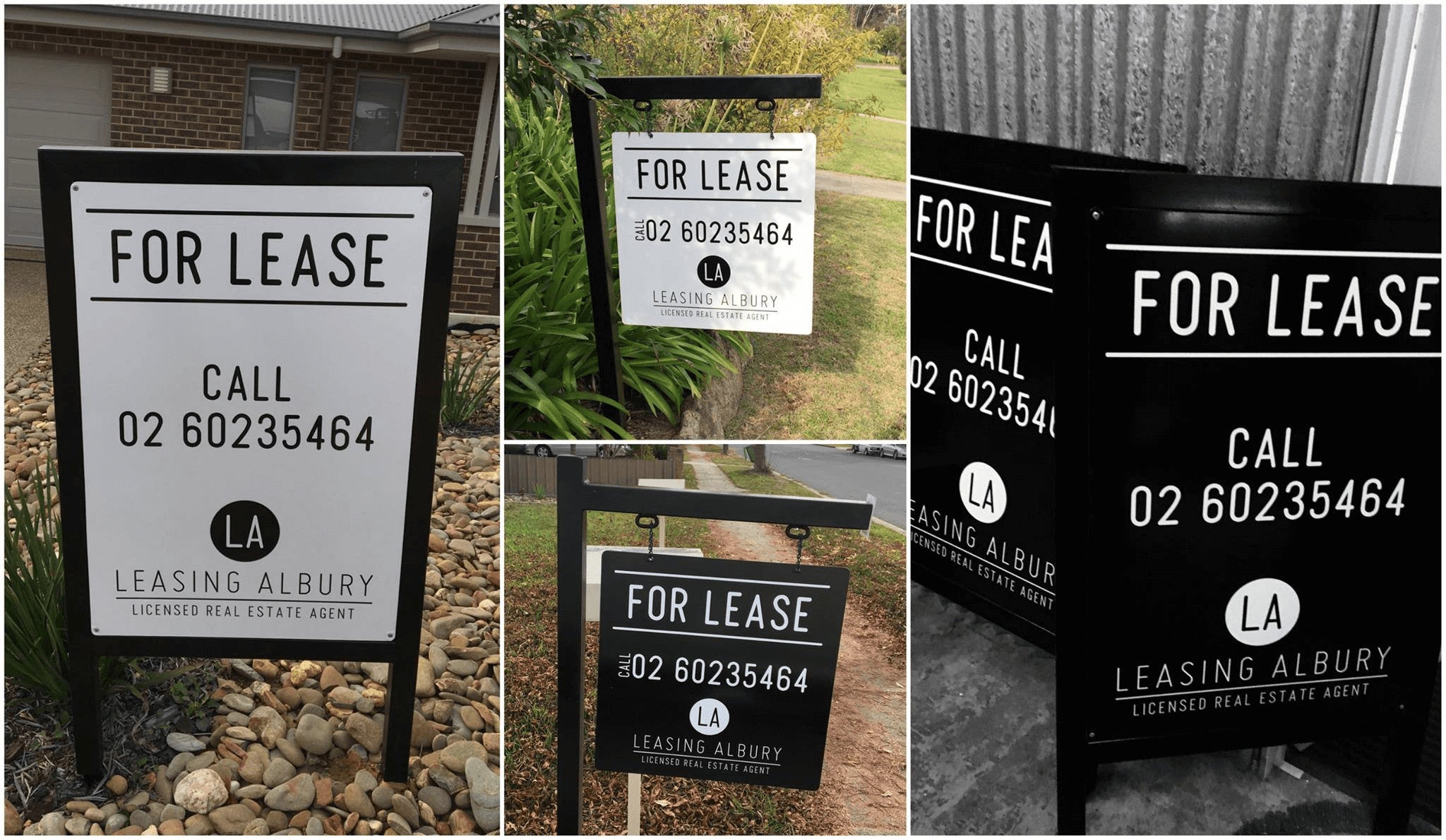 Appealing Sign Maximizing Curb Appeal with Framed Real Estate Signs