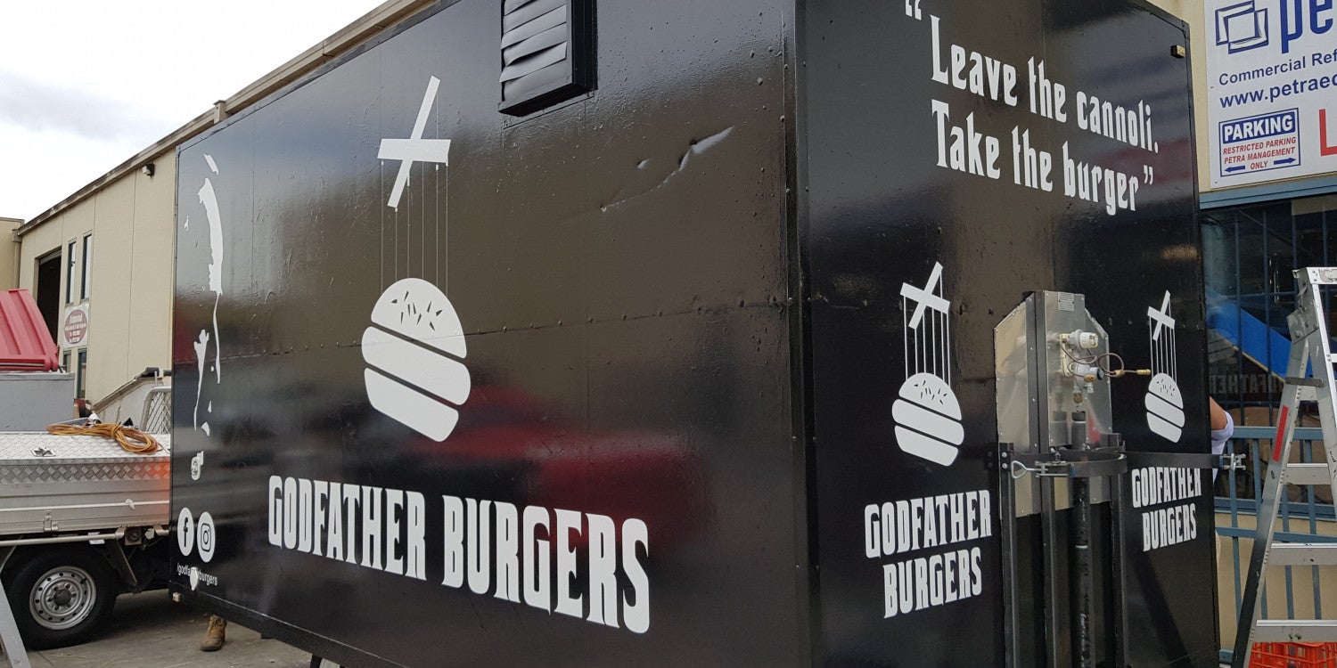 Food Truck Signs in San Antonio (Downtown), TX