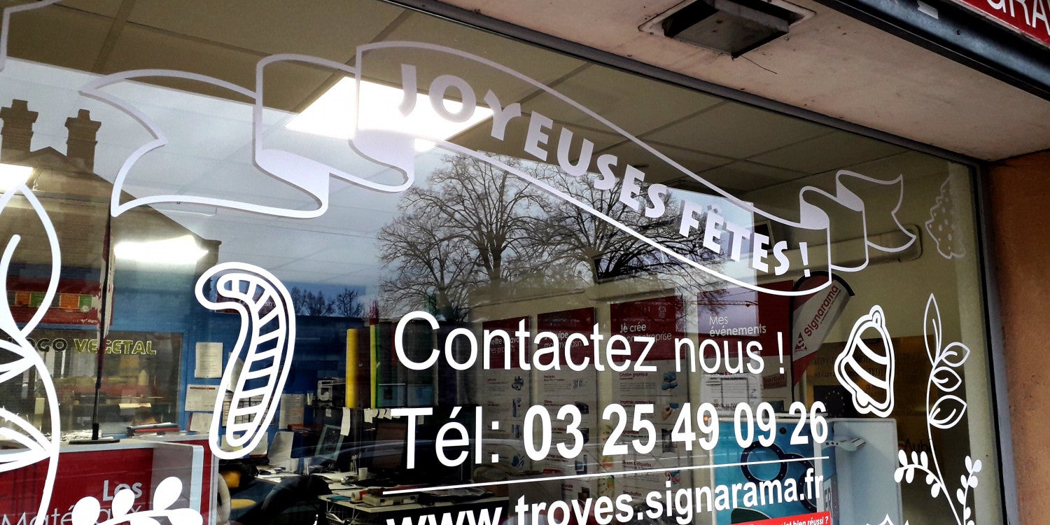 Stickers Vitrine