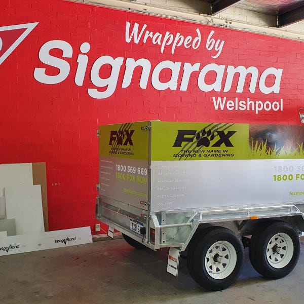 Fox Mowing Trailer