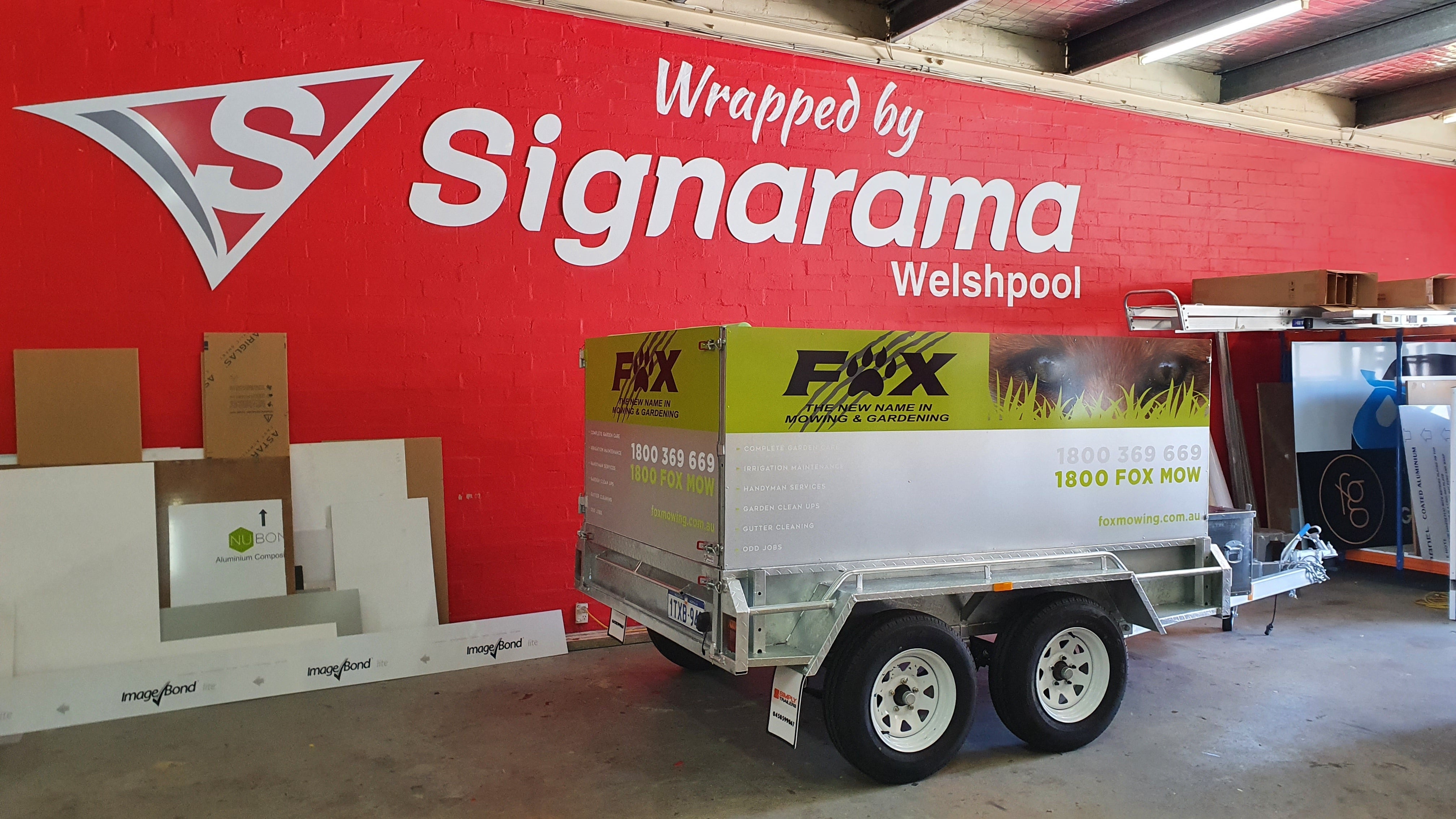 Fox Mowing Trailer