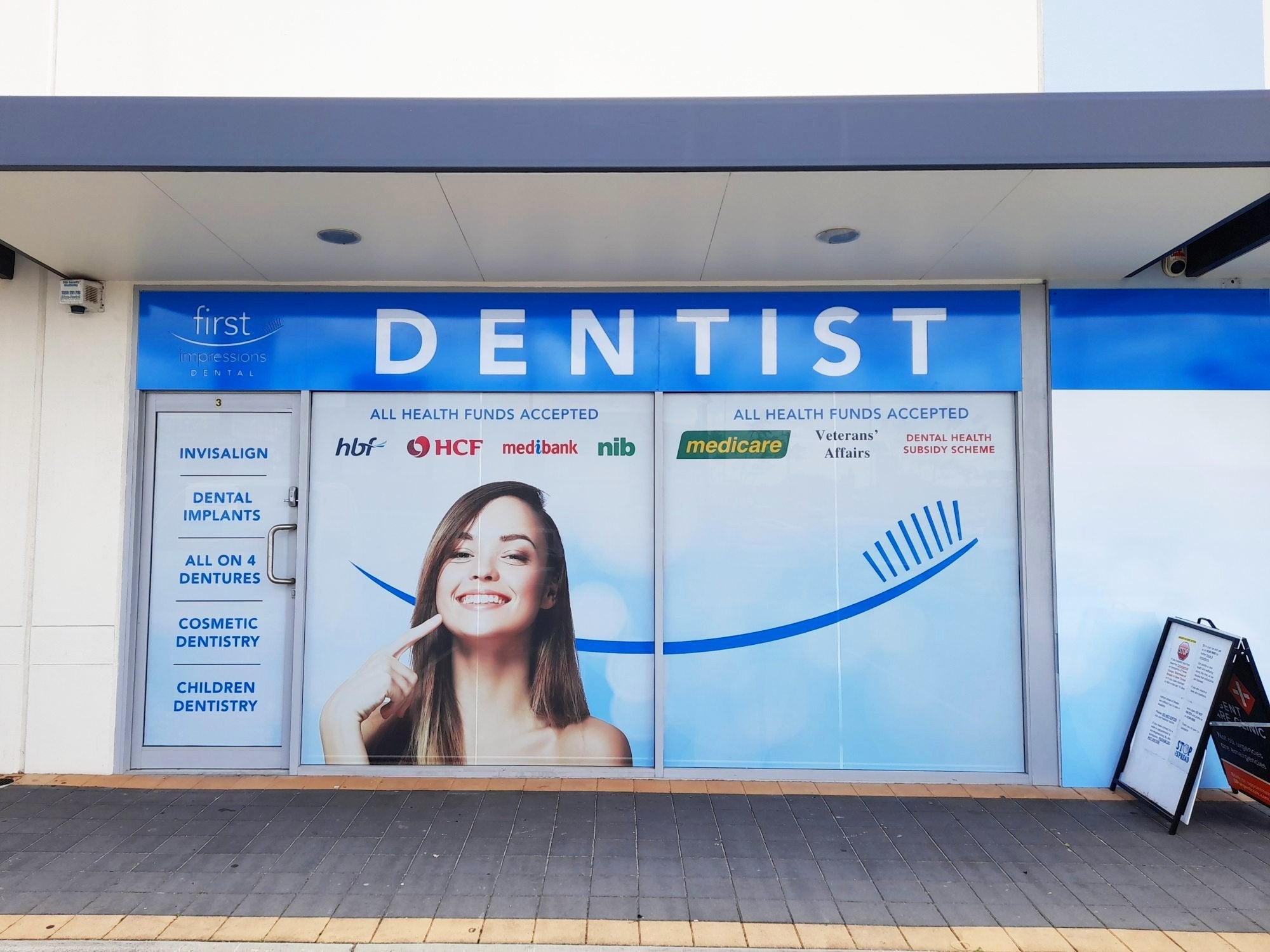 First Impressions Dental Building Signage
