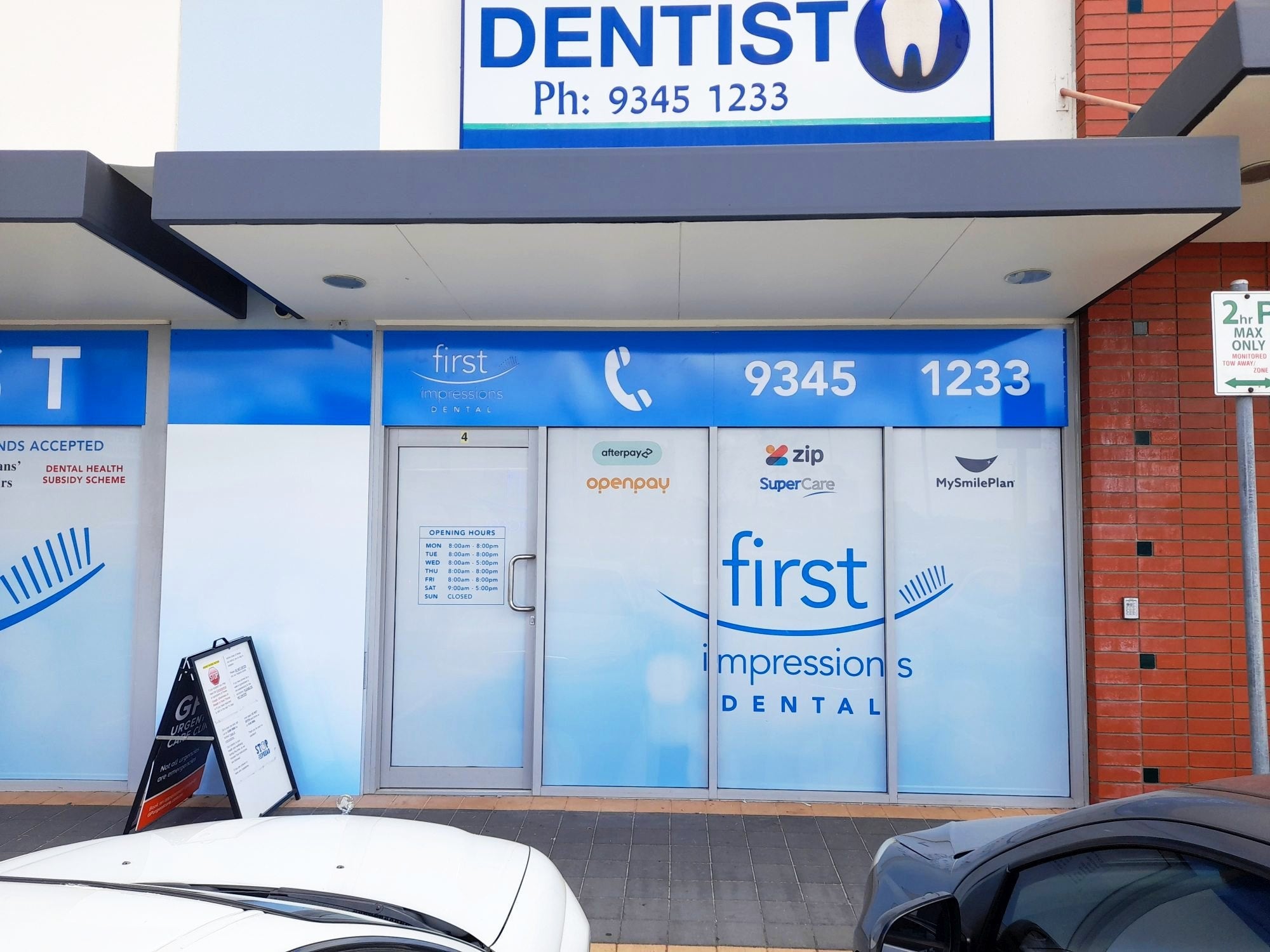 First Impressions Dental Building Signage
