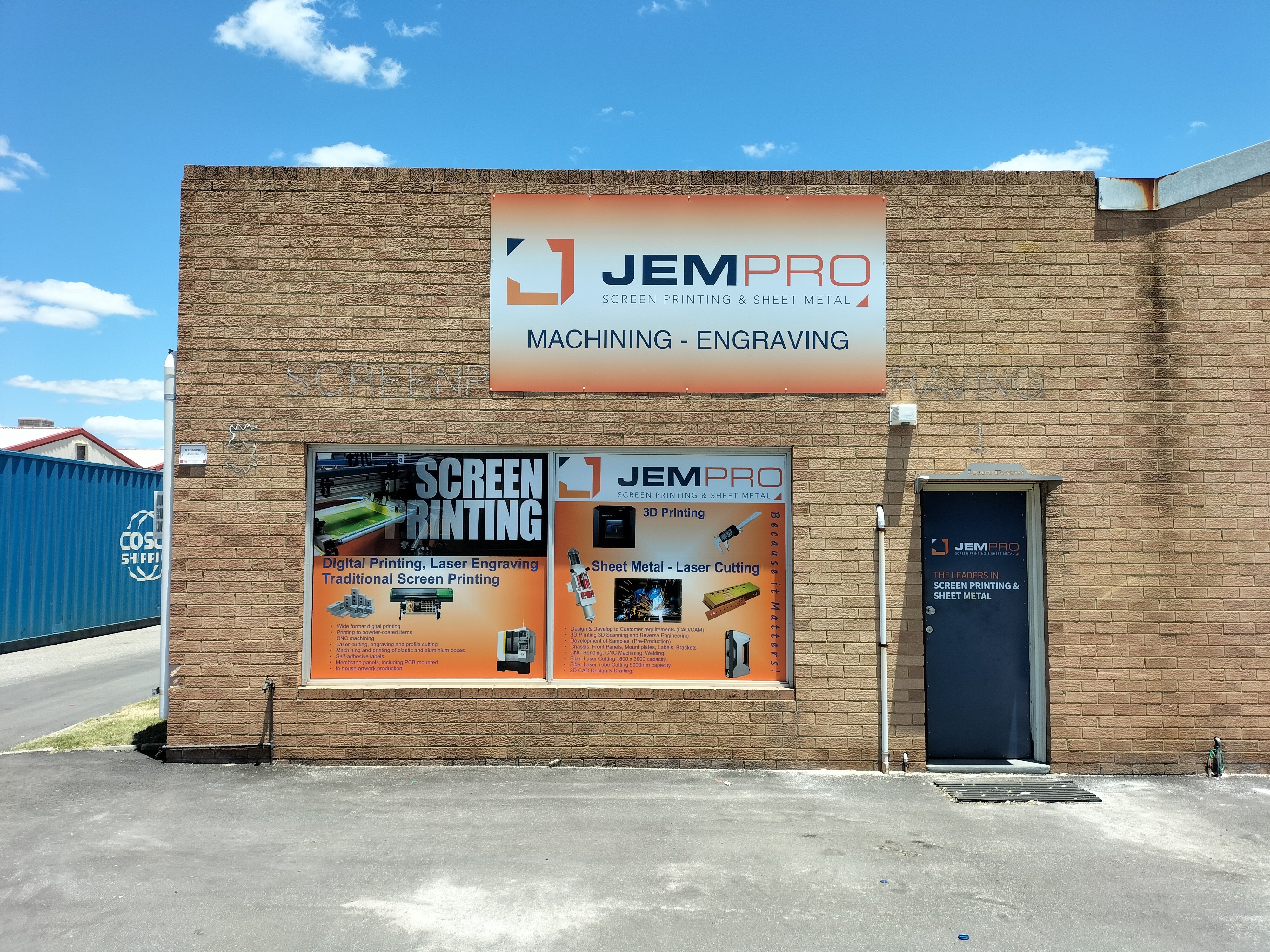 Jempro Shop Signage