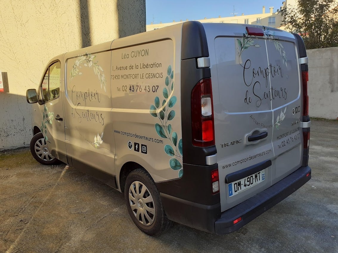 Nouvelle Signalétique pour Comptoir de Senteurs installé sur Montfort le Gesnois par Signarama Le Mans