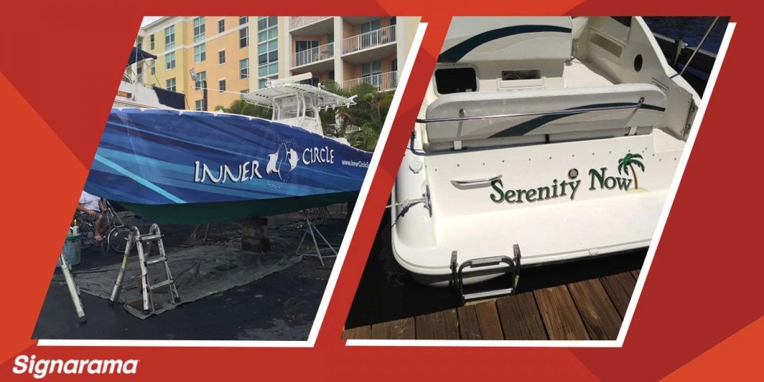 Boat Graphics - Choosing the Right Lettering for Your Boat