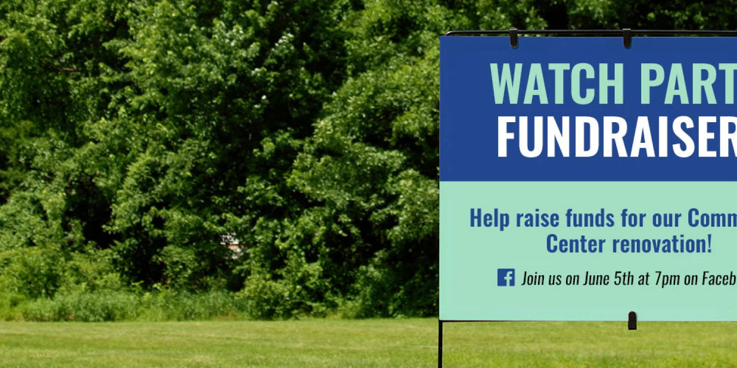 Signs To Help Make Your Charity Events & Fundraisers Successful
