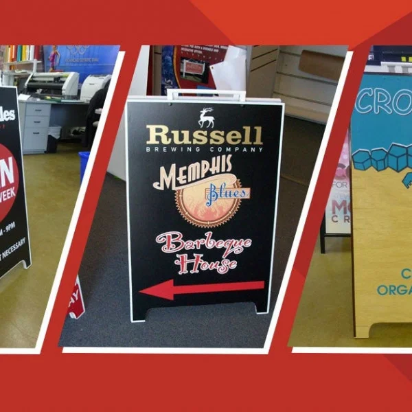 Signs with Stopping Power: Increase Street Visibility with A-Frame Signs