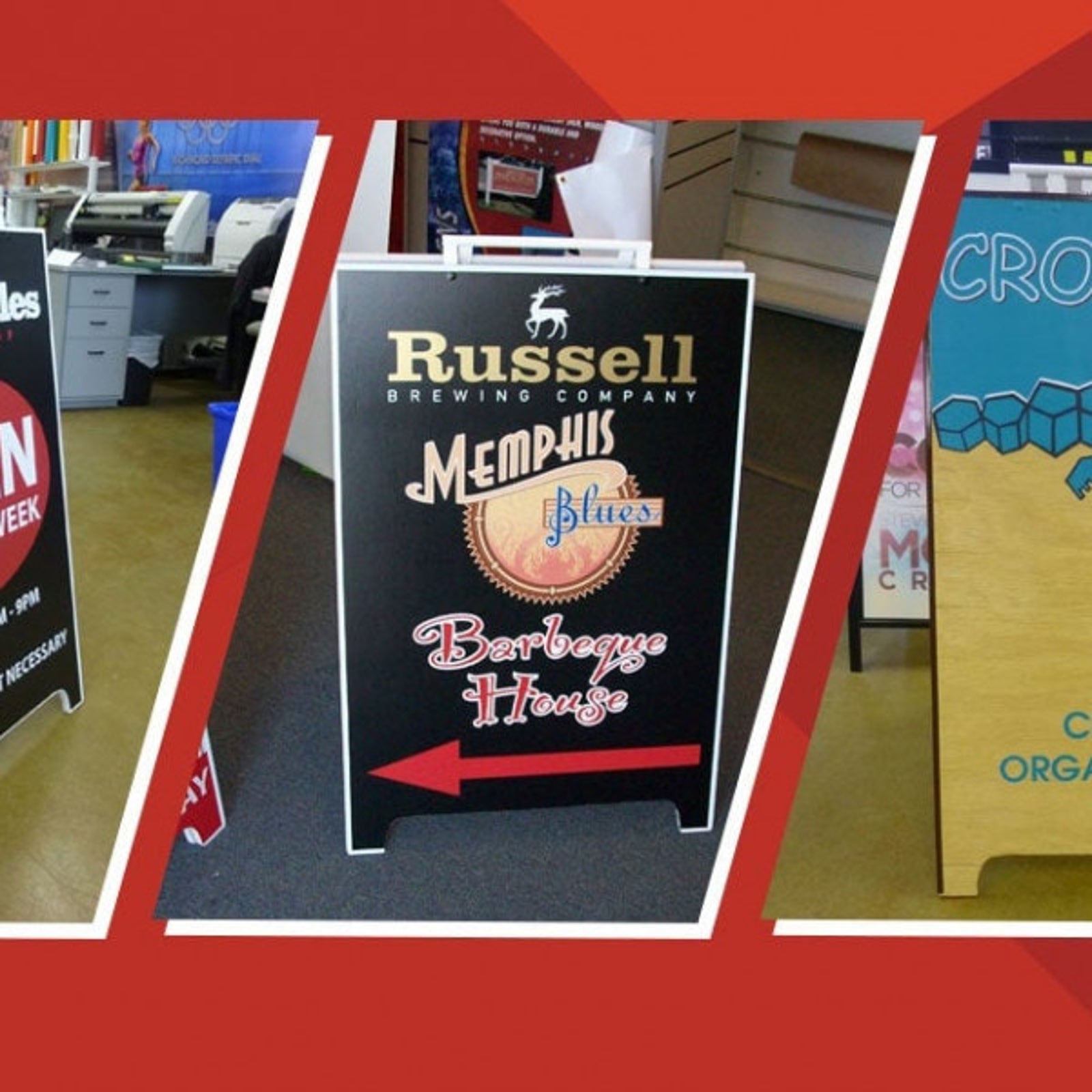 Signs with Stopping Power: Increase Street Visibility with A-Frame Signs