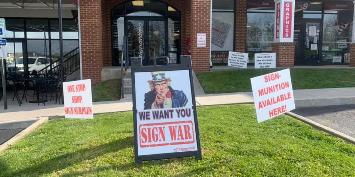 The 2021 Sign Wars that Swept the Nation
