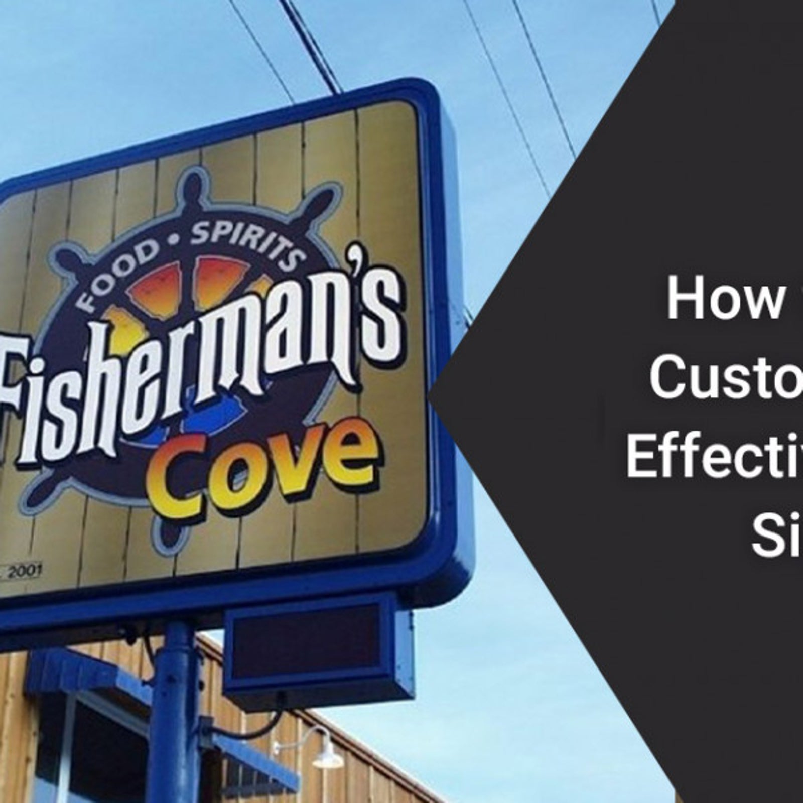 How to Attract Customers with Effective Outdoor Signage
