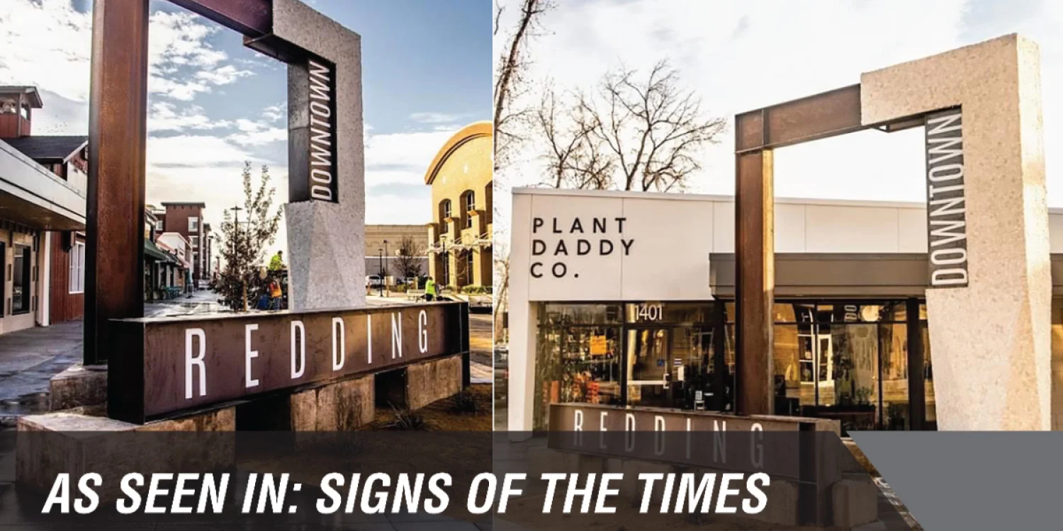 Signarama Redding, CA, Awarded 3rd Place in Signs of the Times 2021 Sign Awards: Best Outside Design/Shop Fabrication, Illuminated Category