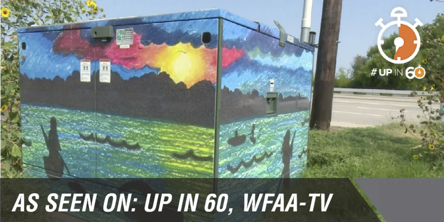 From utility boxes to unique pieces of art: Colorful drawings pop up in Little Elm