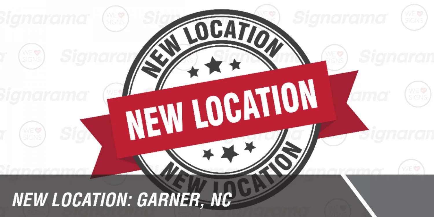 Signarama® Announces New Facility in Garner,  Grand Opening Celebration on October 21
