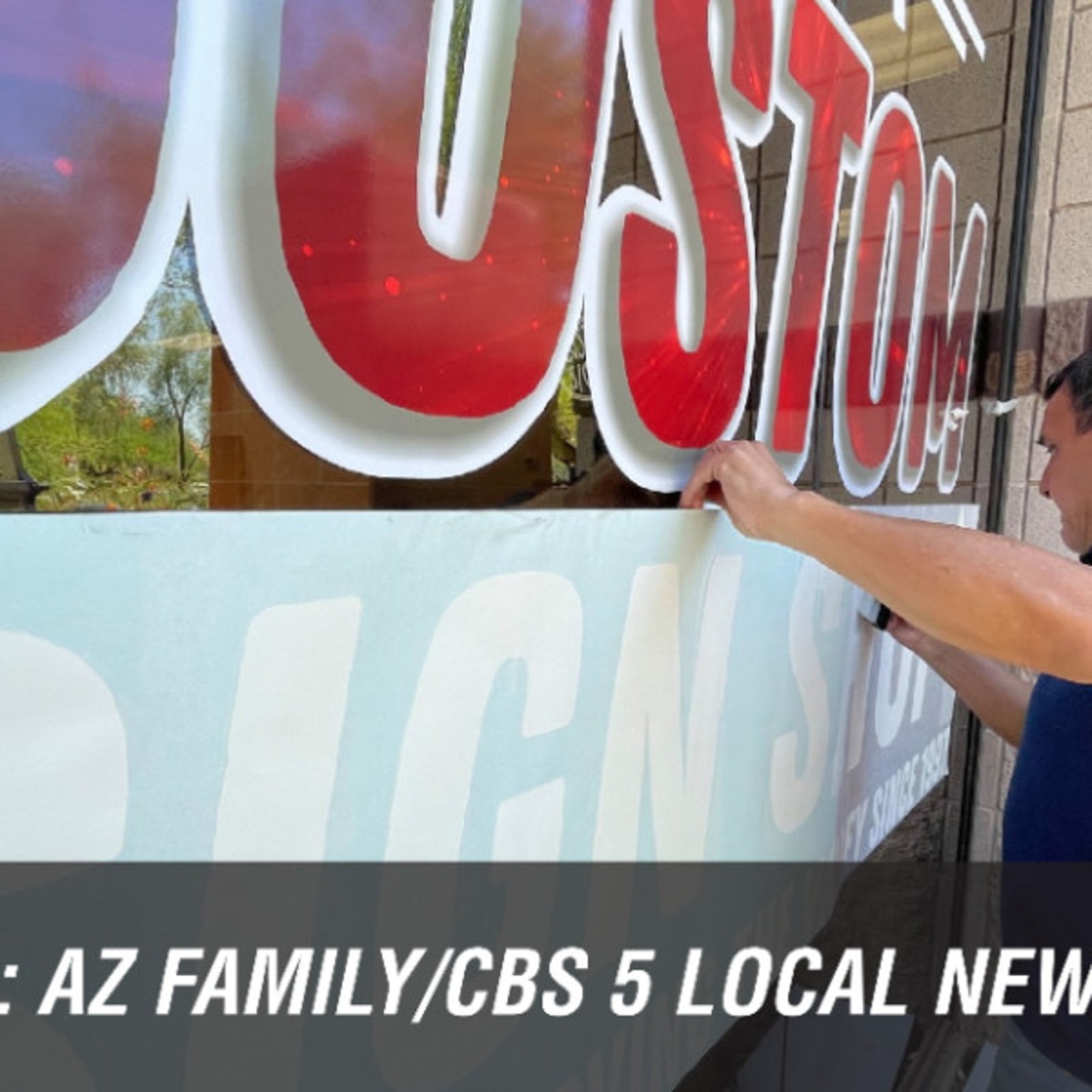 Chandler Sign Business Seeing More Customers as Economy Starts to Rebound