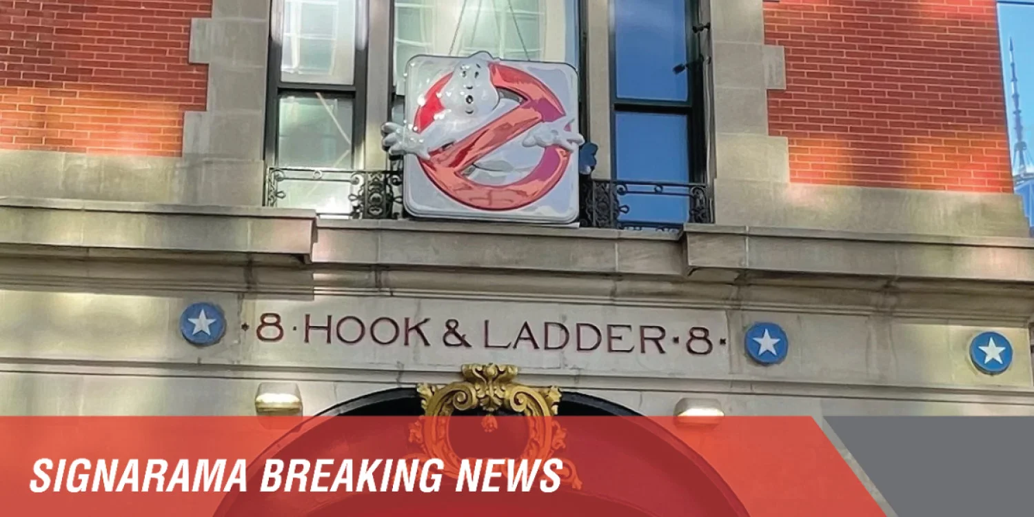 Signarama Helps Fan Group Recreate Iconic Ghostbuster Sign