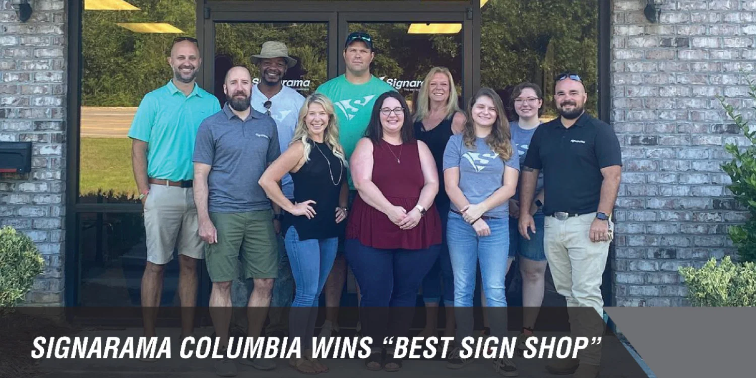 Signarama Awarded Best Sign Shop in Columbia, SC