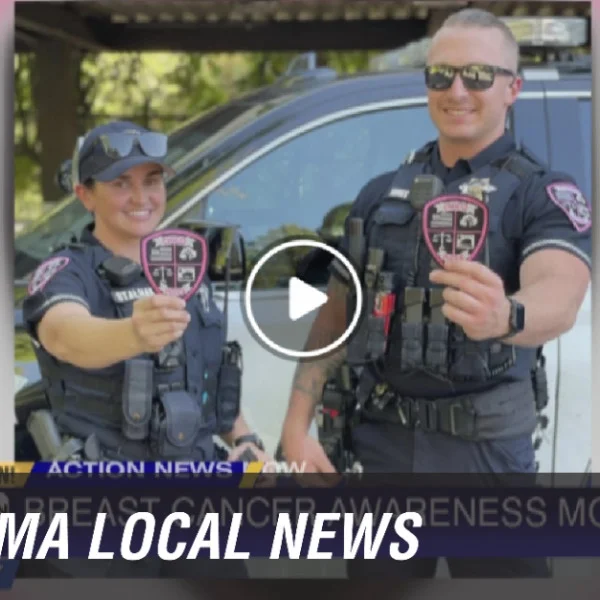 Signarama Redding Donates Pink Patches for North State Law Enforcement and Fire Agencies