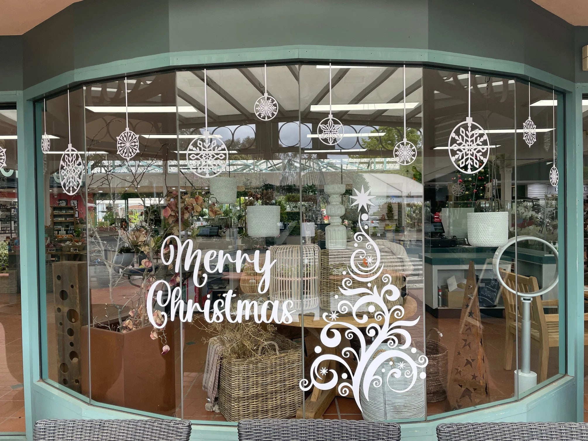 Window Lettering & Toilet Graphics - The Greenery Garden & Home - Heidelberg