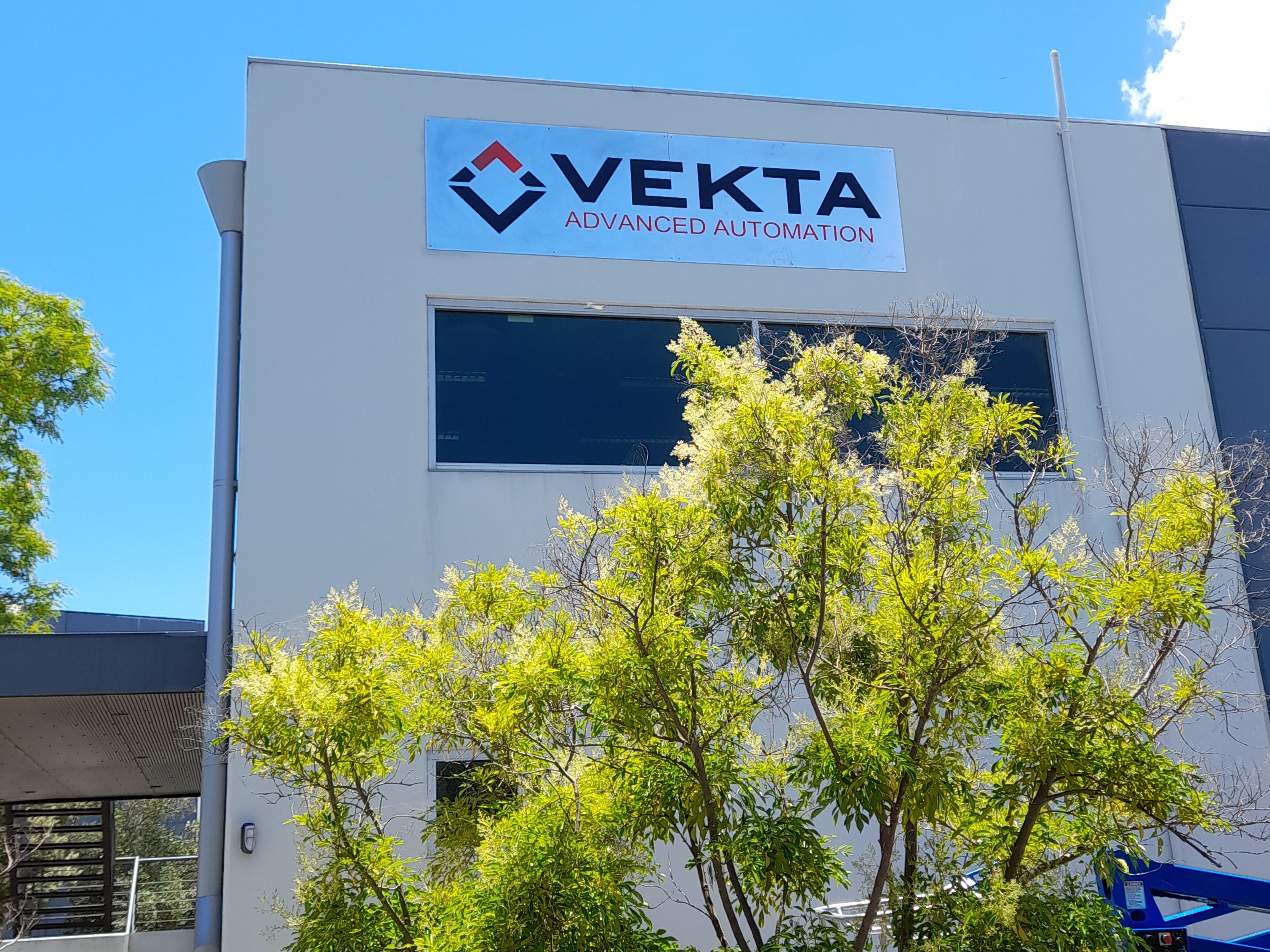 Vekta New Building Signage