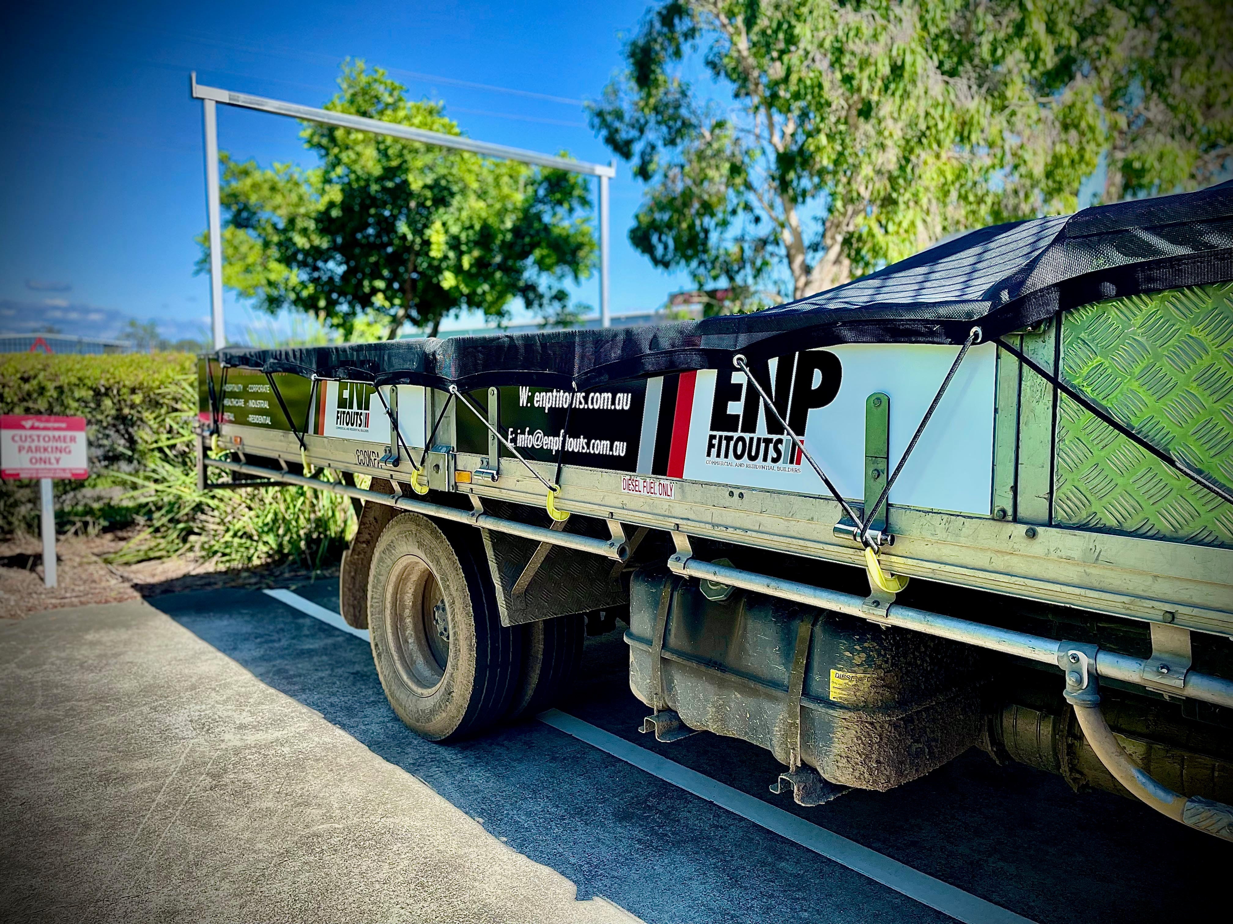 ENP Fitouts will be standing out with this vehicle wrap!