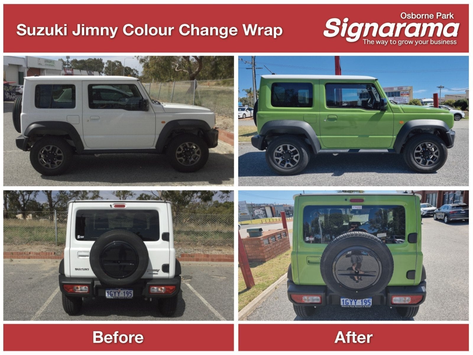 Suzuki Jimny Colour Change Wrap
