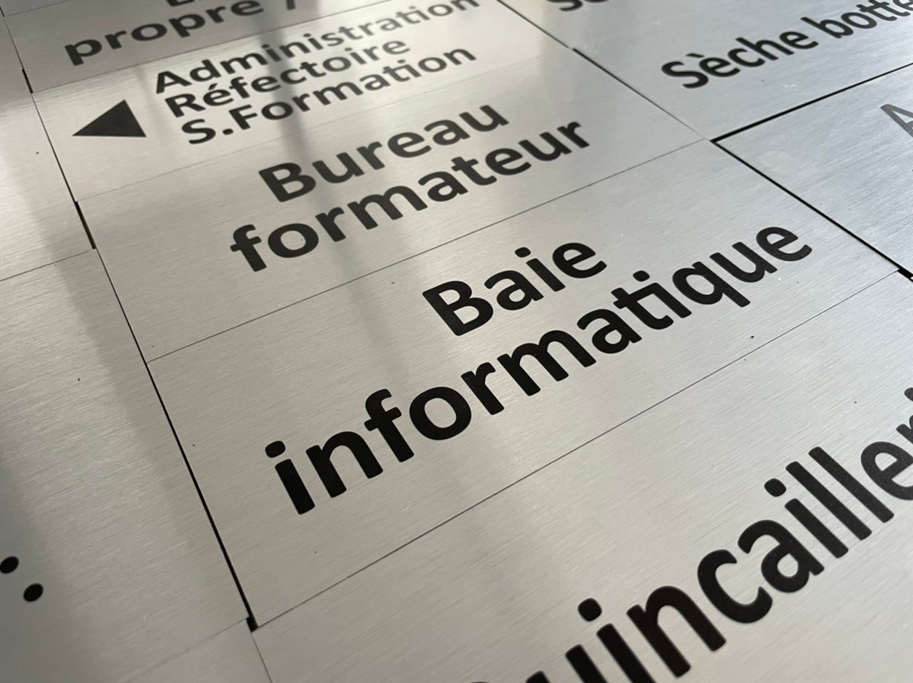 Plaques de porte