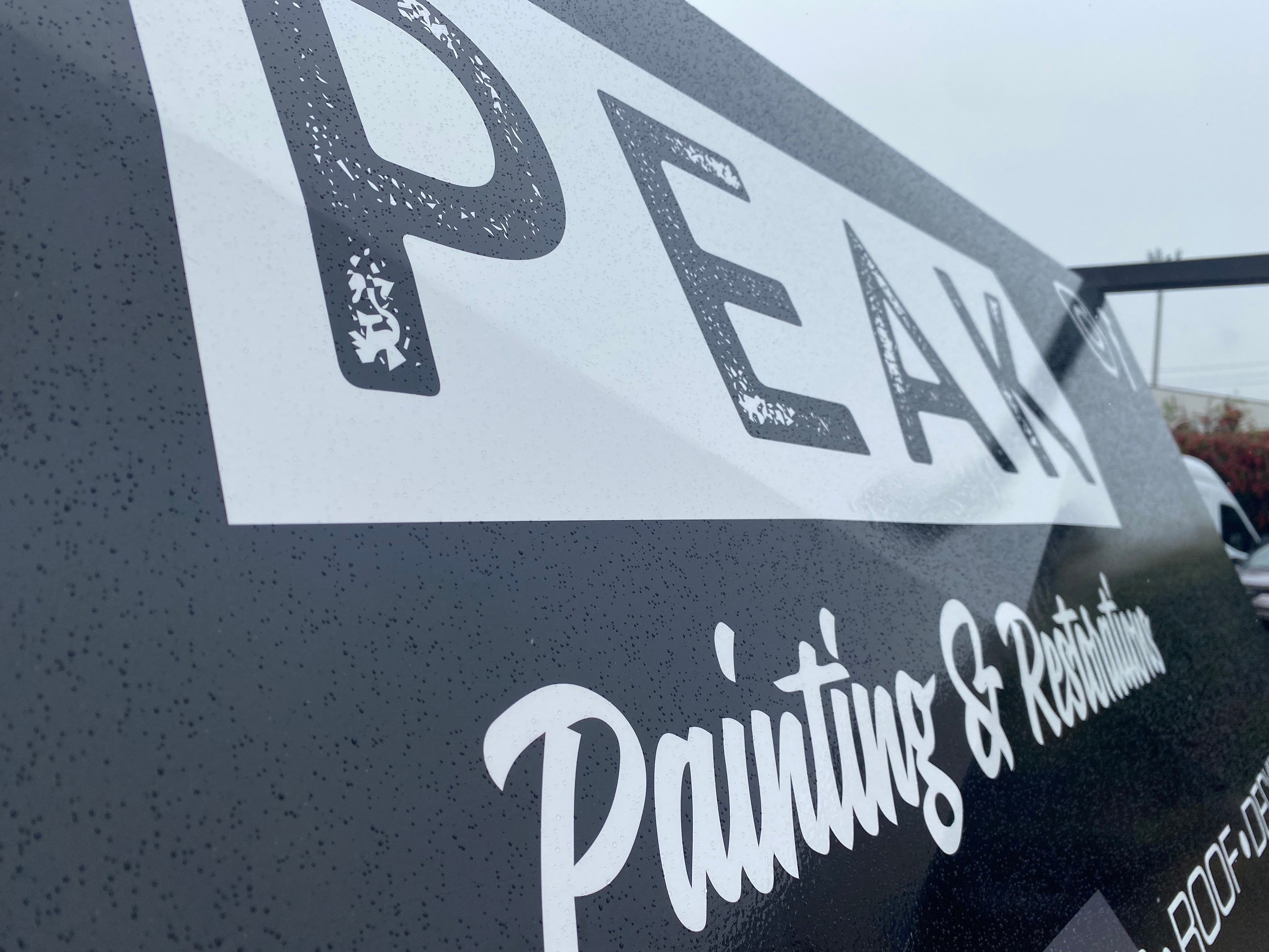 Trailer Signage- Peak Restorations- Penrith Signarama