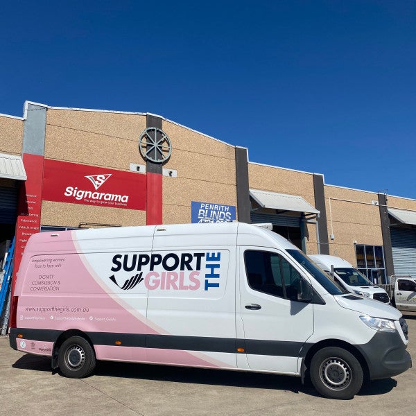 Half Vehicle Wrap- For Support The Girls- By Signarama Penrith