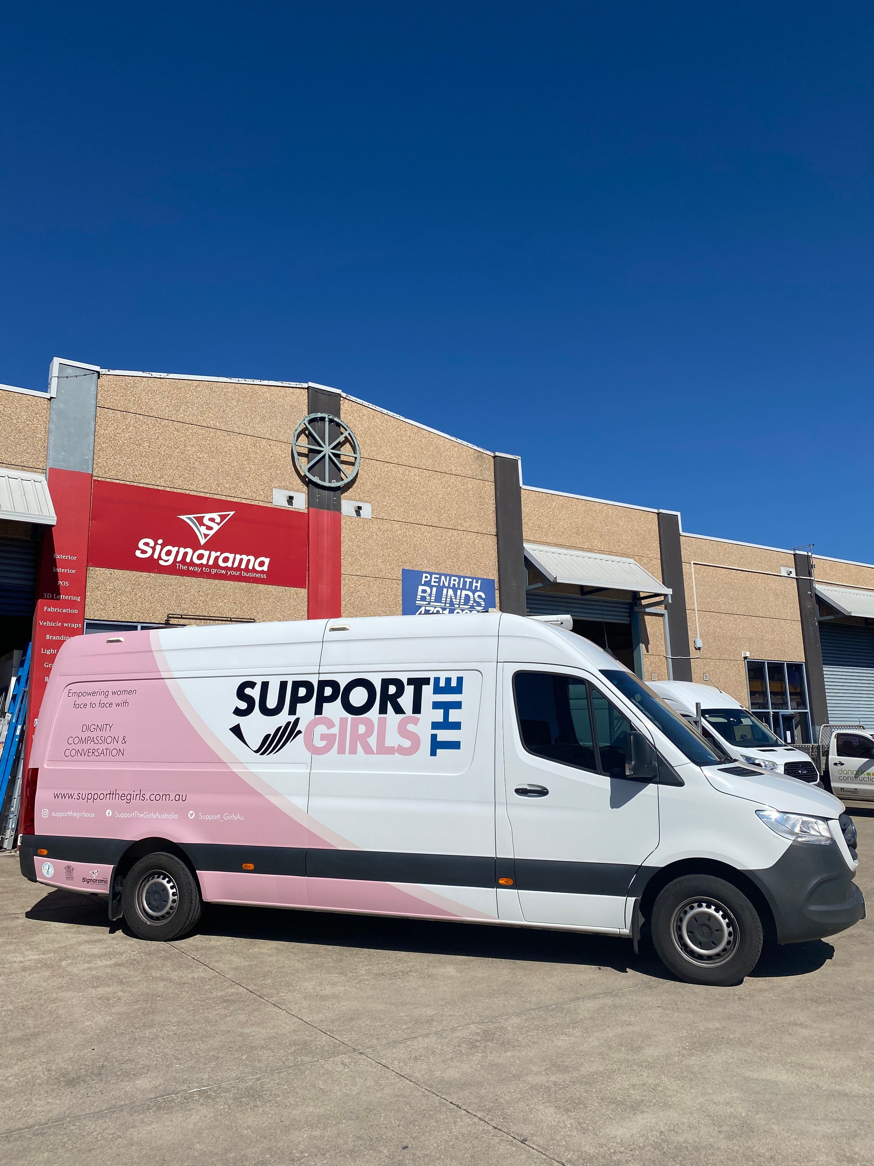 Half Vehicle Wrap- For Support The Girls- By Signarama Penrith