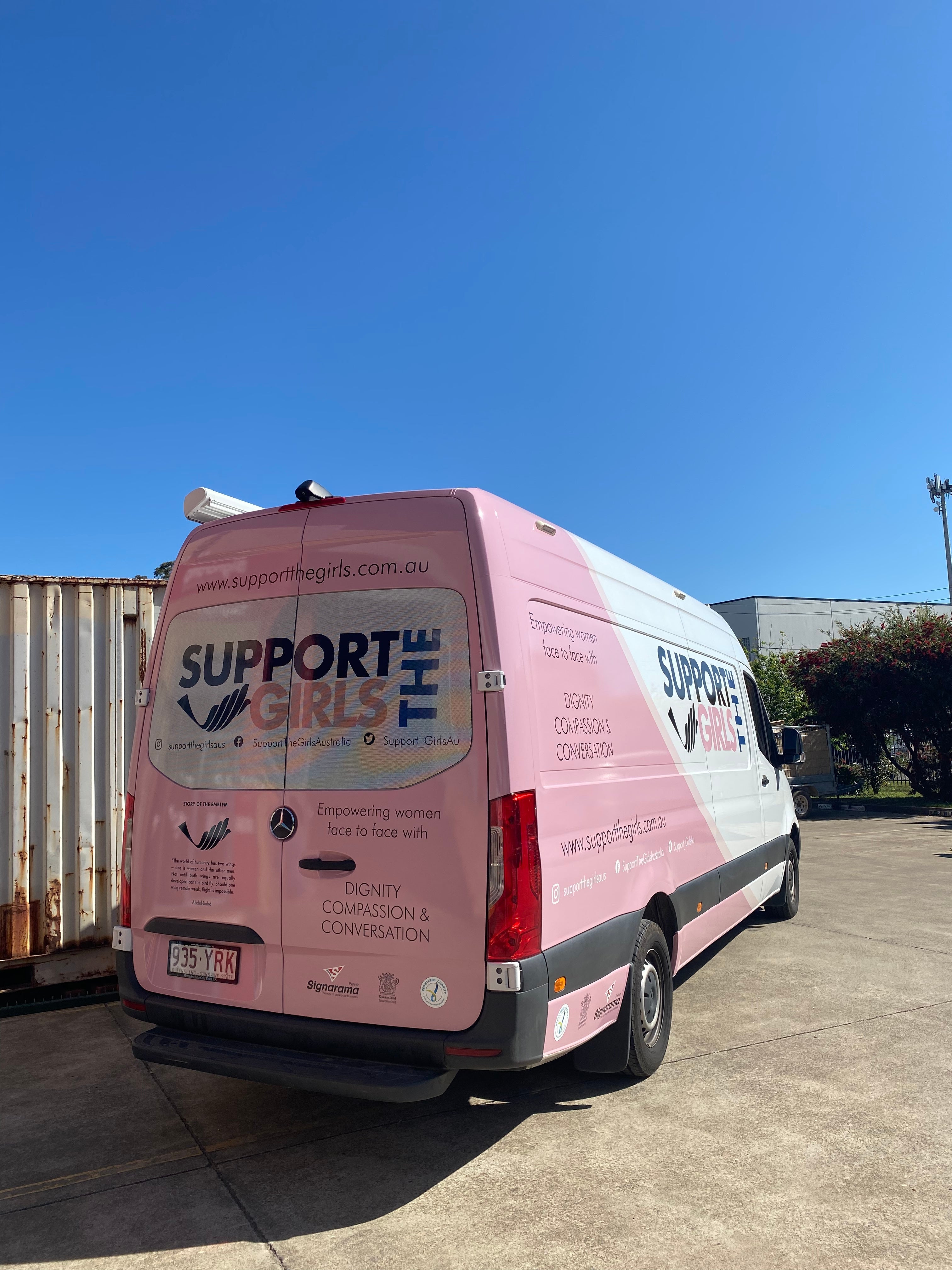Half Vehicle Wrap- For Support The Girls- By Signarama Penrith