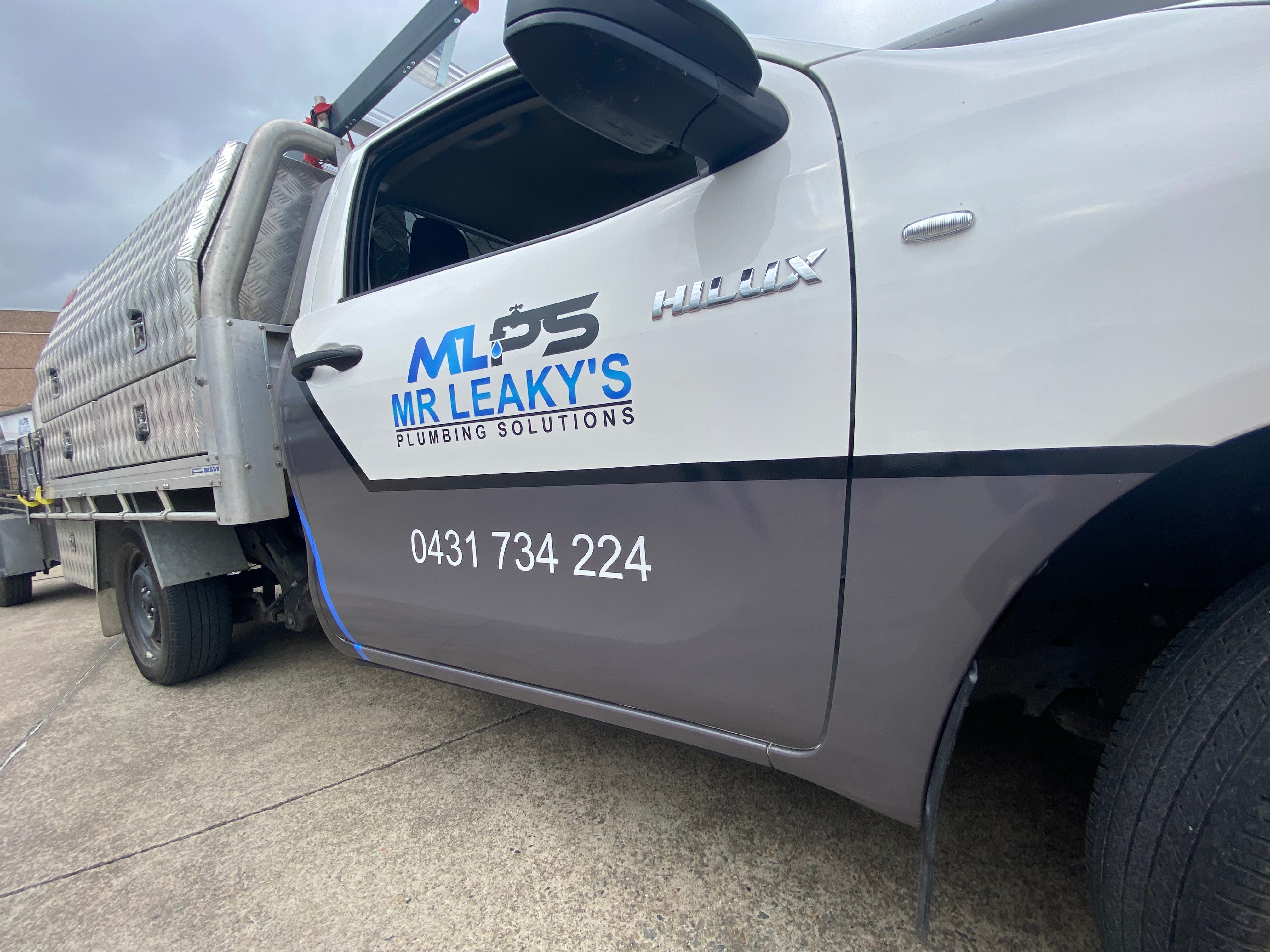 Trailer & Ute Graphics- For MR Leaky's- By Signarama Penrith