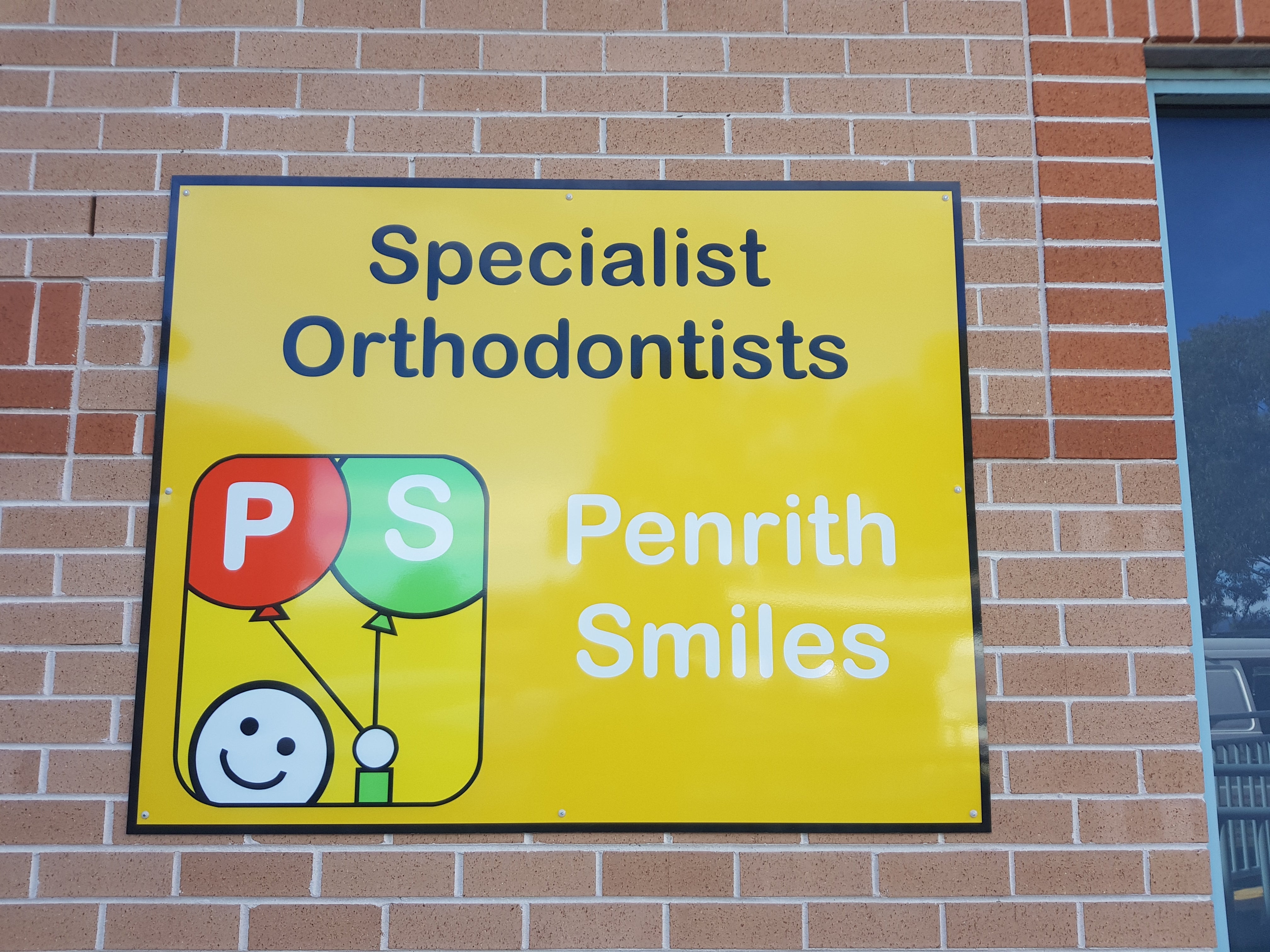 Wall Mounted Metal Sign- For Penrith Smiles- By Signarama Penrith