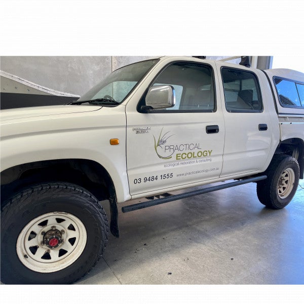 Vehicle Lettering - Practical Ecology - Preston