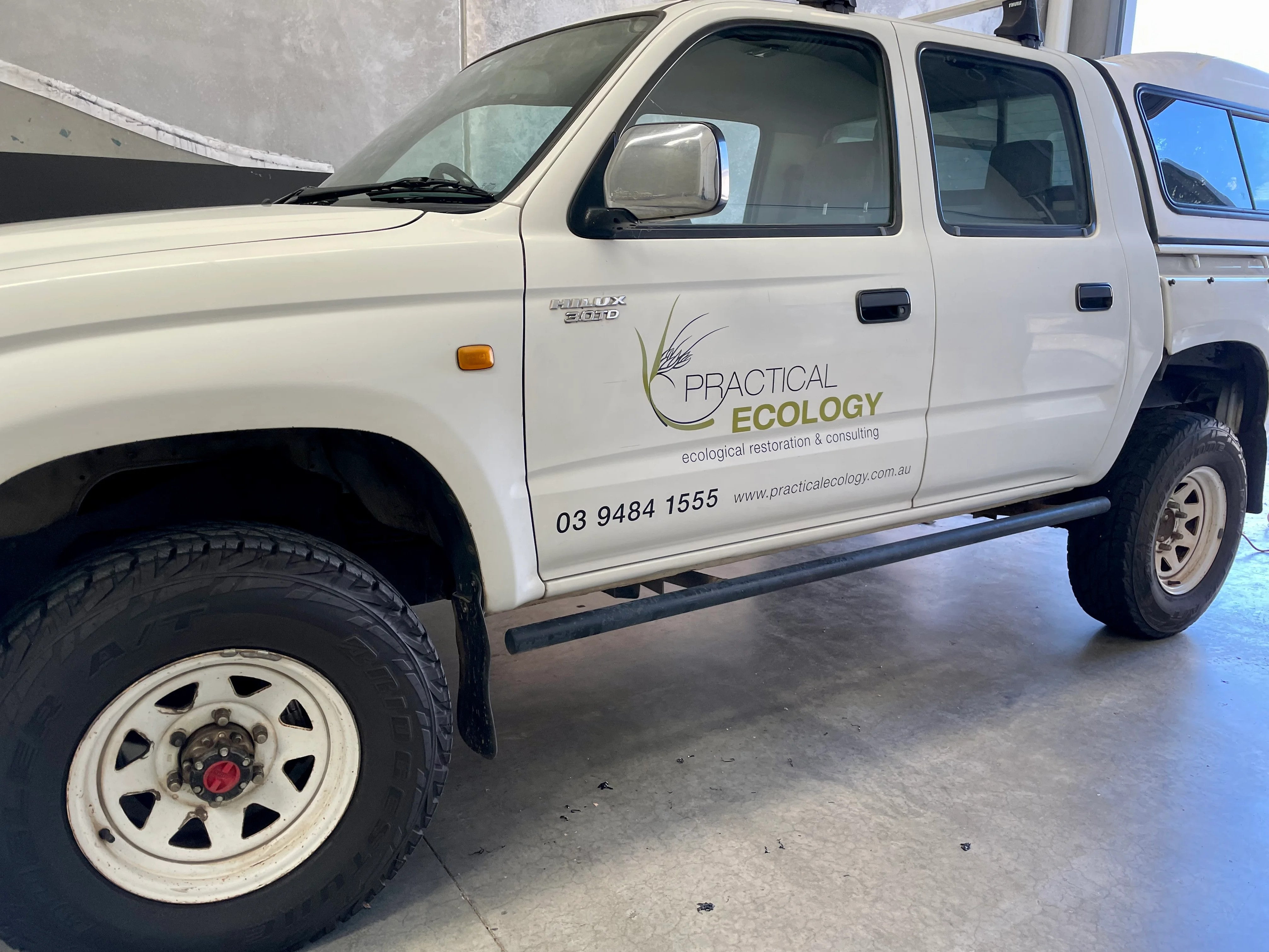 Vehicle Lettering - Practical Ecology - Preston