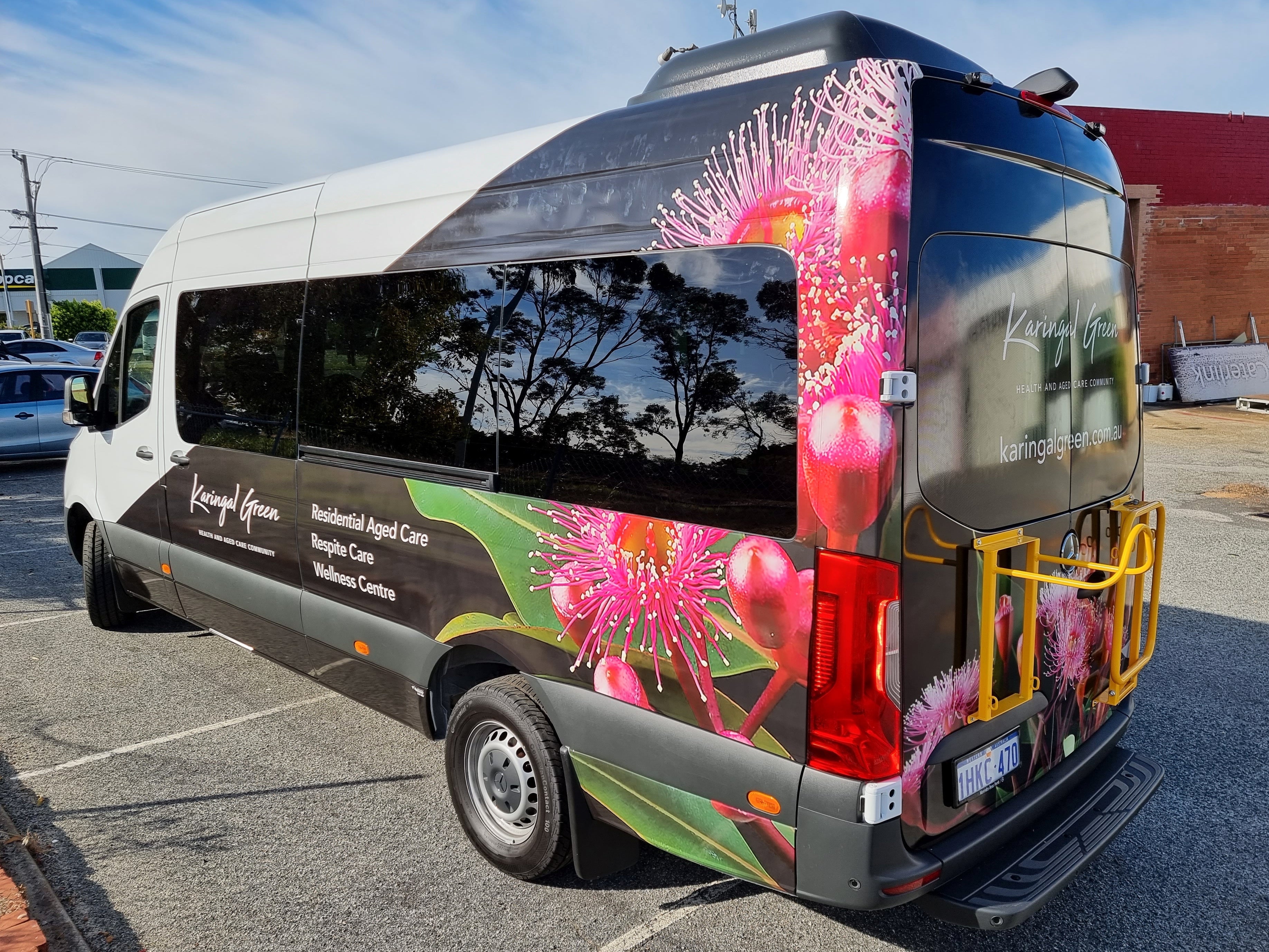 Karingal Green Bus Wrap