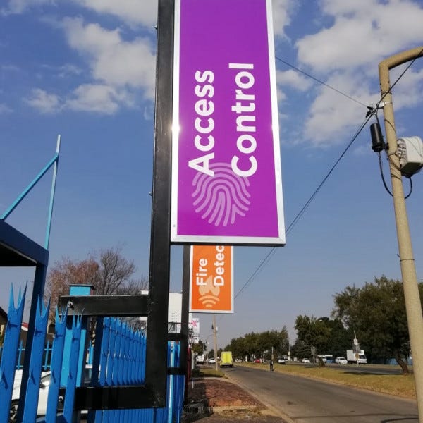 out door signage