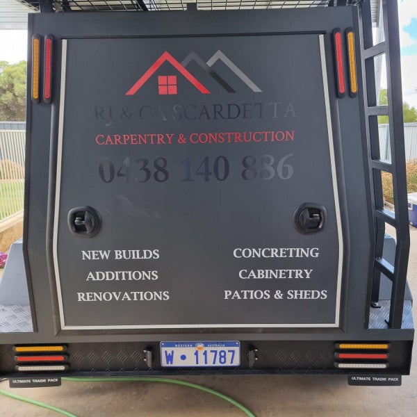 Computer cut and digitally printed Trailer graphics